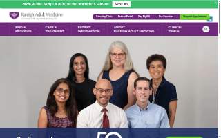 Raleigh Adult Medicine website