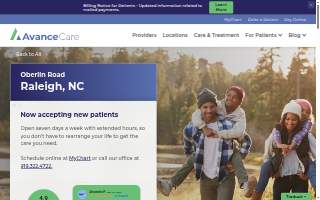 Avance Care Oberlin Road website