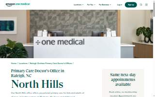 One Medical Primary Care Clinic - North Hills website