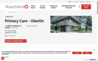 WakeMed Primary Care - Oberlin website