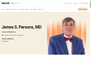 Dr. James S. Parsons, MD website