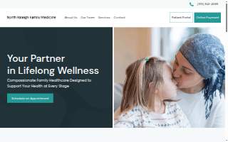 North Raleigh Family Medicine website