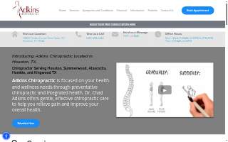 Adkins Chiropractic - Chiropractor in Houston TX website