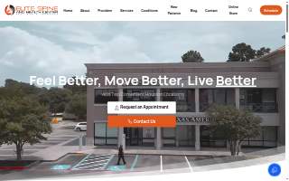 Elite Spine & Health Center - Houston website