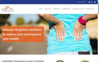 Desert Valley Chiropractic website