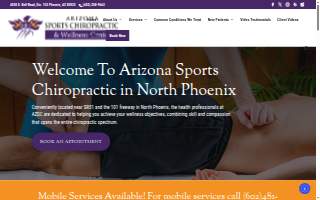 Arizona Sports Chiropractic and Wellness Center website