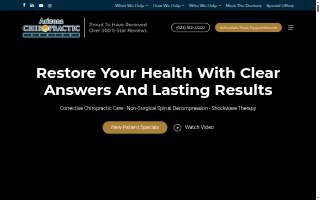 Arizona Chiropractic Center website