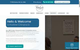 Huebner Chiropractic website