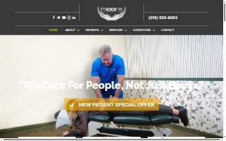 Moore Chiropractic website