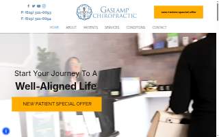 Gaslamp Chiropractic website