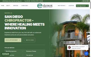 Element Wellness Center website