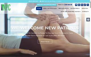 North Park Chiropractic website
