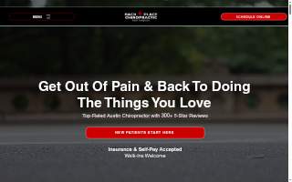 Back 'n Place Chiropractic - Austin Chiropractor website