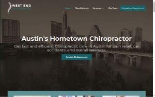 West End Chiropractic website