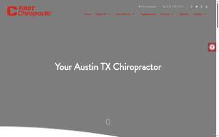 First Chiropractic website