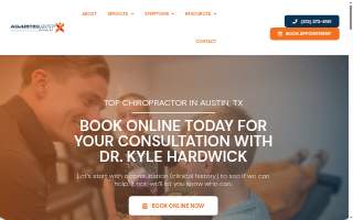 Adjusted ATX Chiropractic Clinic website