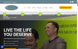 Optimal Wellness & Chiropractic website