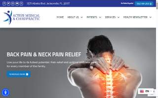Active Medical and Chiropractic website