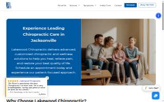 Lakewood Chiropractic website