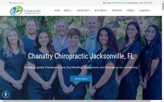 Chanatry Chiropractic website