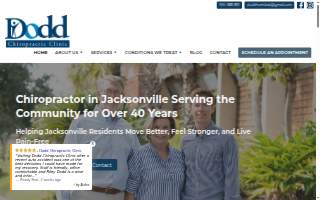 Dodd Chiropractic Clinic website