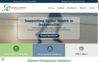 Jacksonville Chiropractic and Rehabilitation website