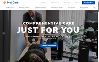 MyoCore - Fort Worth website