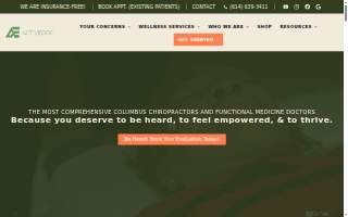 Active Edge Chiropractic & Functional Medicine website