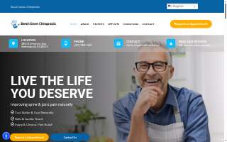 Beech Grove Chiropractic website