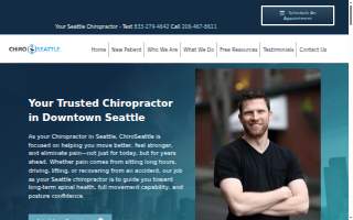 Chiroseattle - Tuttle DeLucchi Chiropractic website