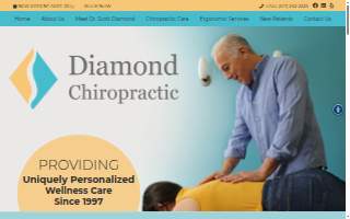 Diamond Chiropractic website