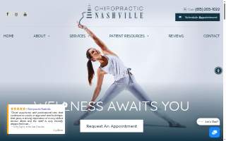 Chiropractic Nashville website