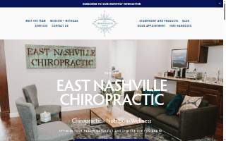 East Nashville Chiropractic website