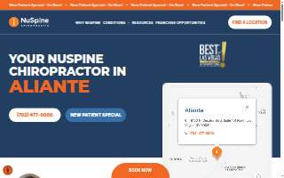 NuSpine Chiropractic of Las Vegas website