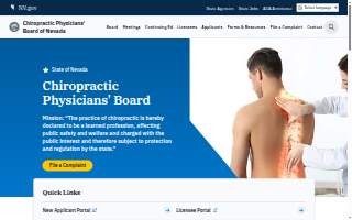 Chiropractic Nevada website