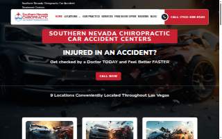 Southern Nevada Chiropractic Car Accident Treatment Centers of Las Vegas website