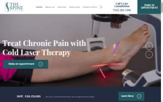 The Spine Center website