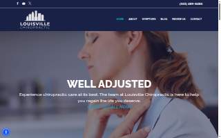 Louisville Chiropractic website