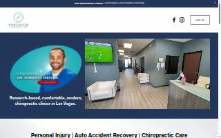 Precision Chiropractic Care website