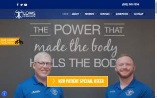 Lowe Chiropractic & Wellness website
