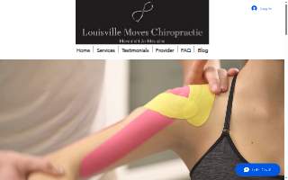 Louisville Moves Chiropractic website