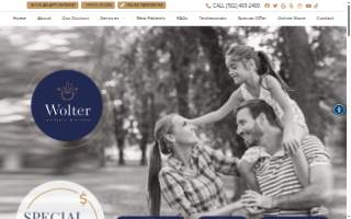Wolter Chiropractic and Wellness website