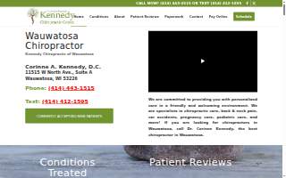 Kennedy Chiropractic Center website