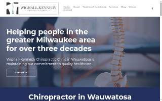 Wignall Kennedy Chiropractic Clinic website