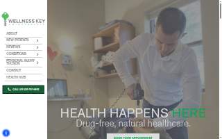 Wellness Key Chiropractic website