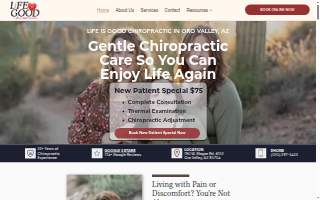 Life is Good Chiropractic website