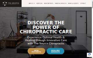 The Source Chiropractic Tucson website