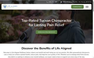 Life Aligned Wellness Center of Tucson website