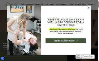Corrective Chiropractic of Atlanta website
