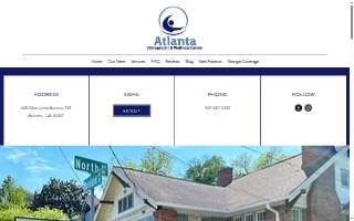 Atlanta Chiropractic & Wellness Center website